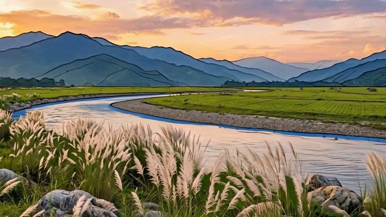 The river, Assam